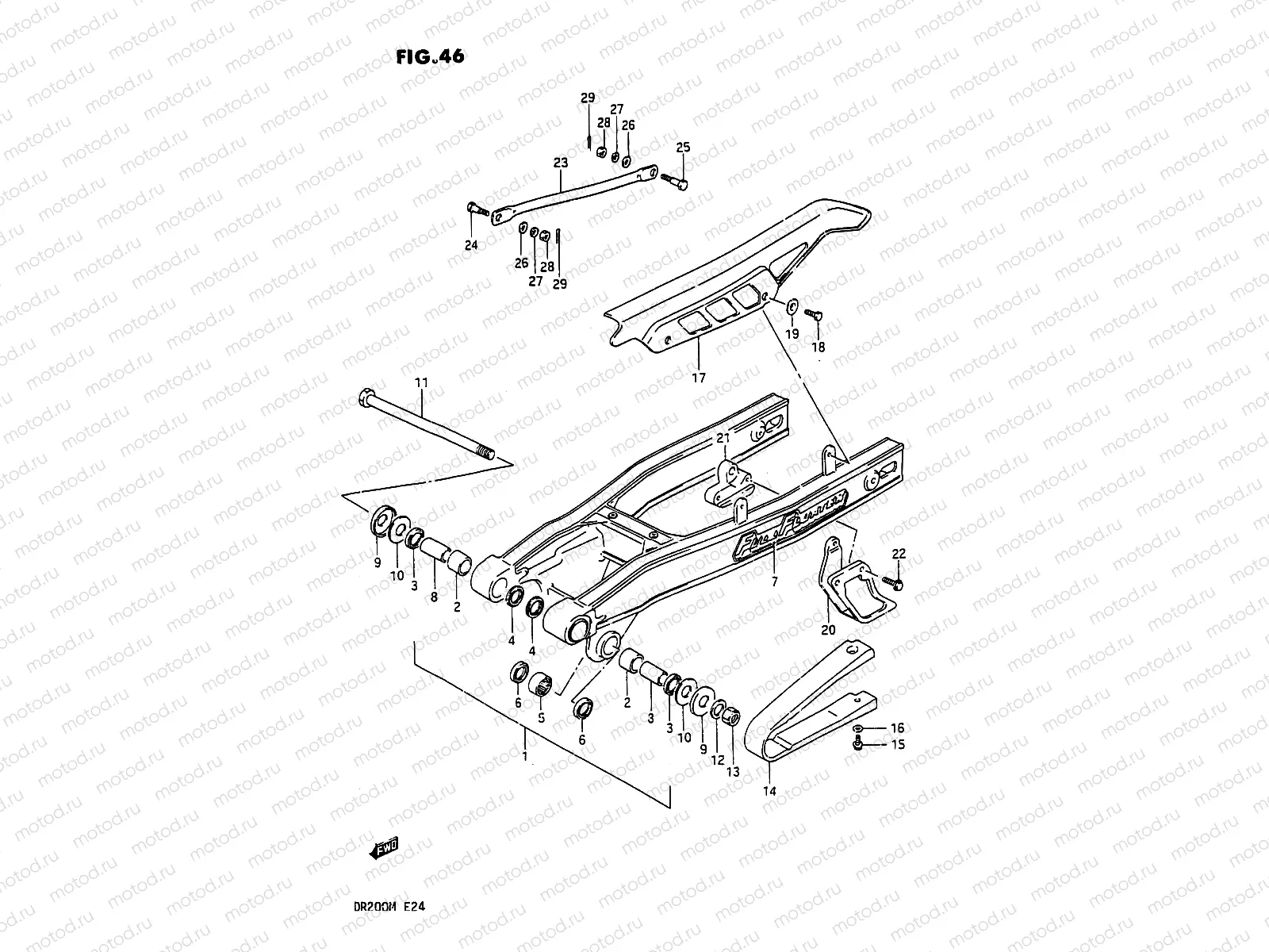 46 - REAR SWINGING ARM