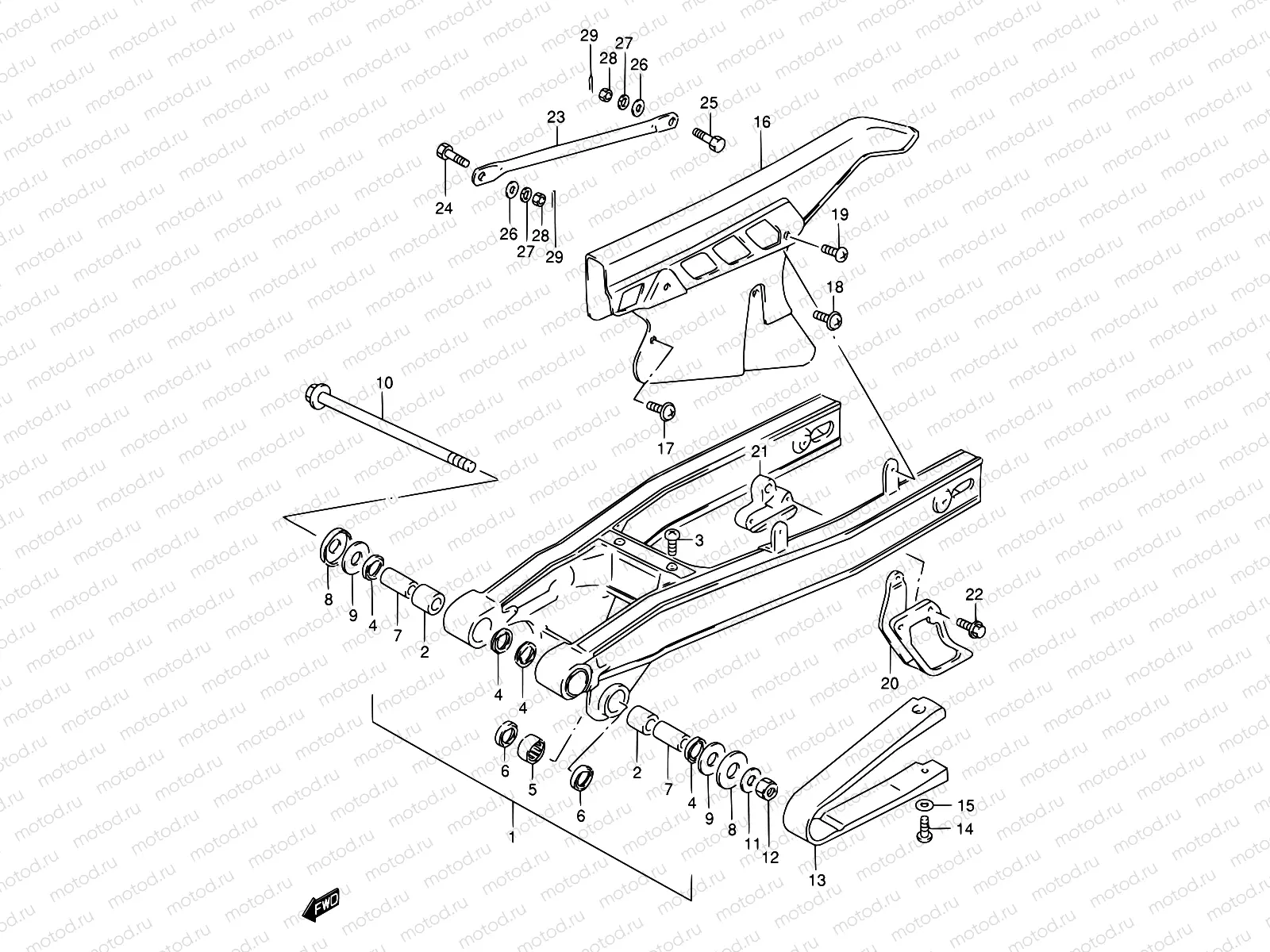 46 - REAR SWINGING ARM