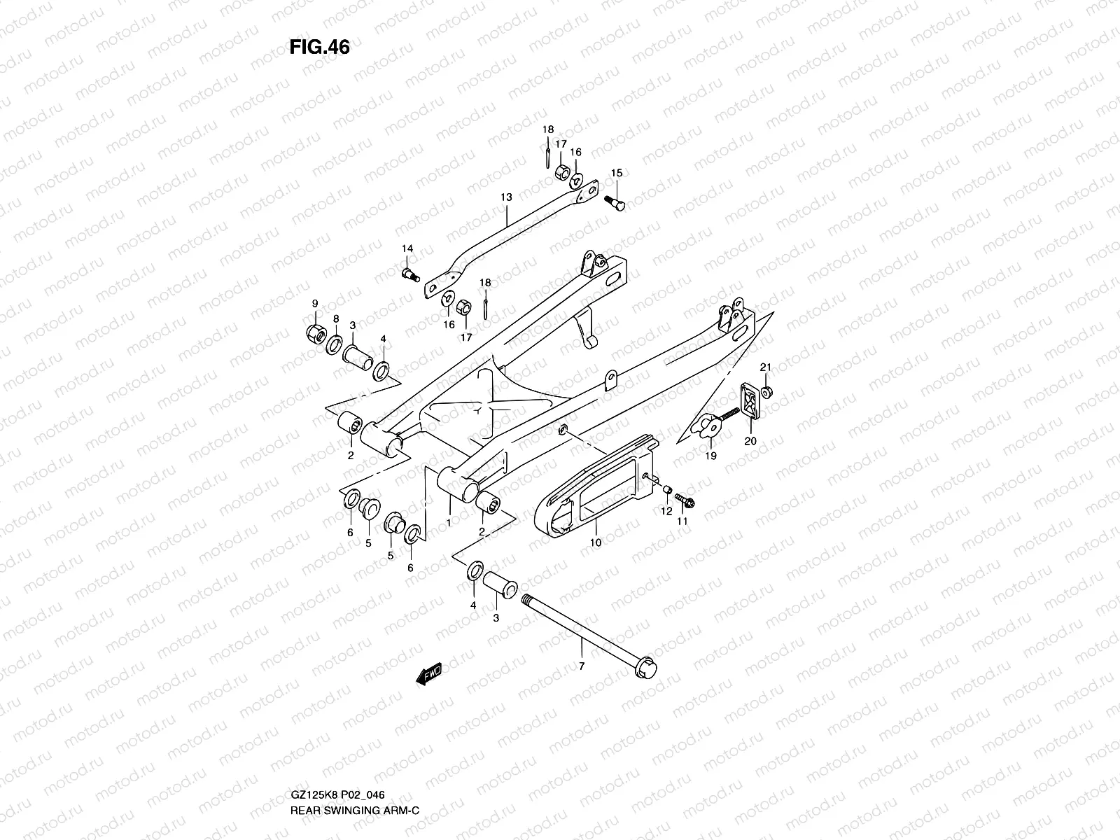 46 - REAR SWINGING ARM