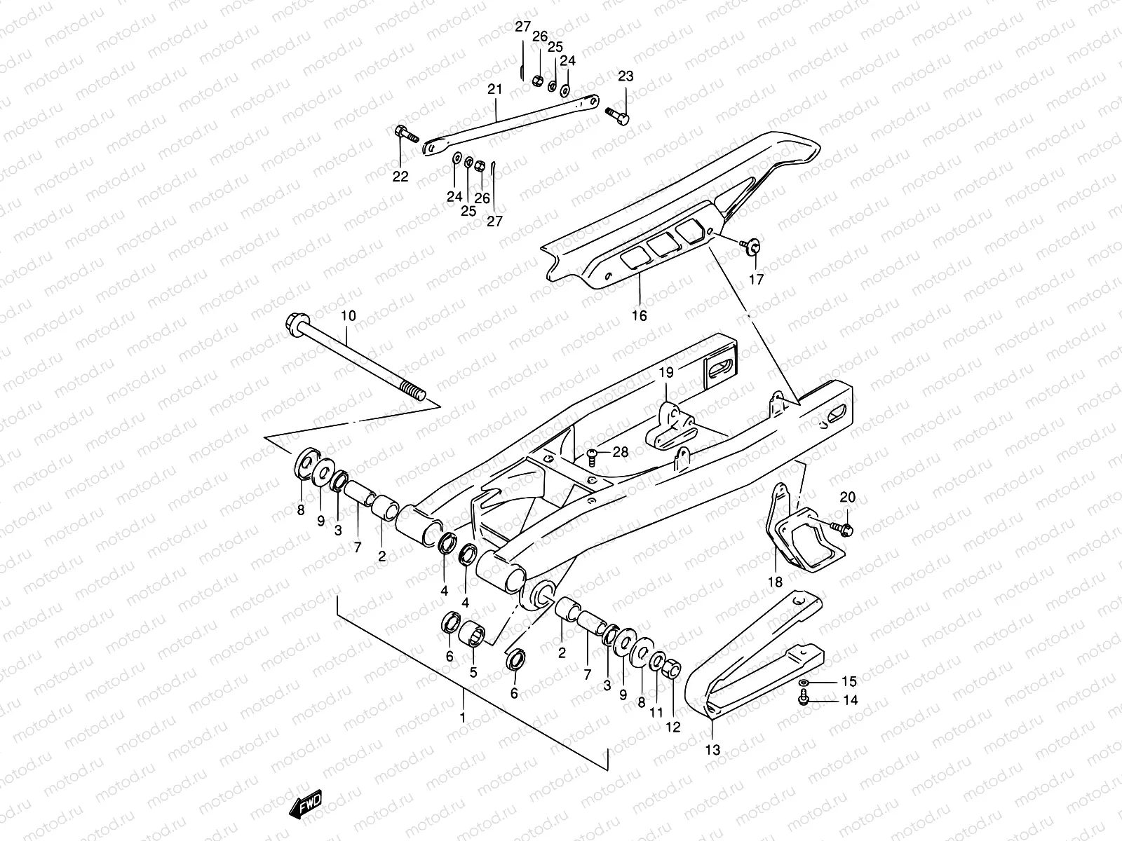 46 - REAR SWINGING ARM