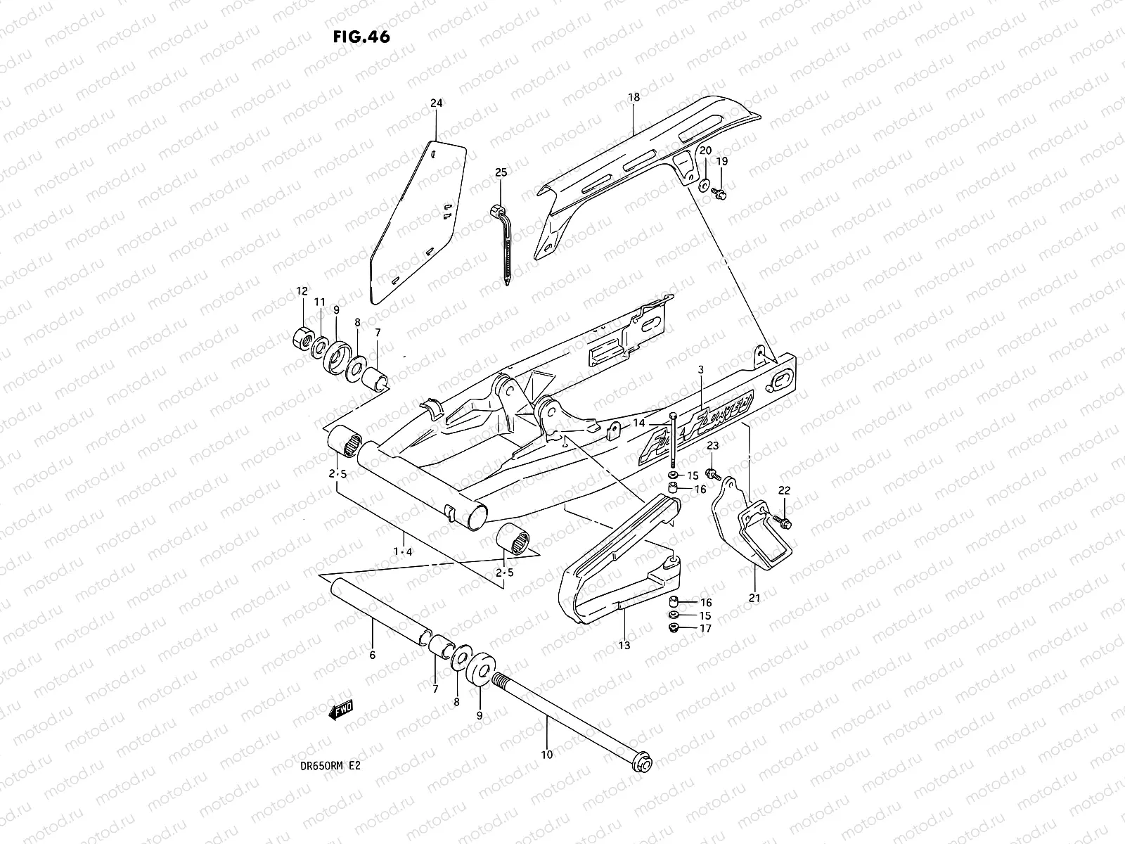 46 - REAR SWINGING ARM