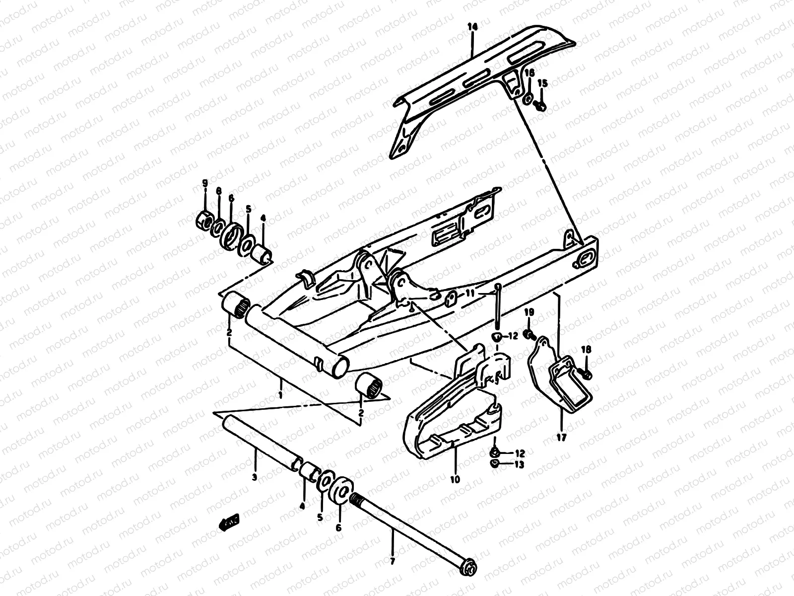 46 - REAR SWINGING ARM