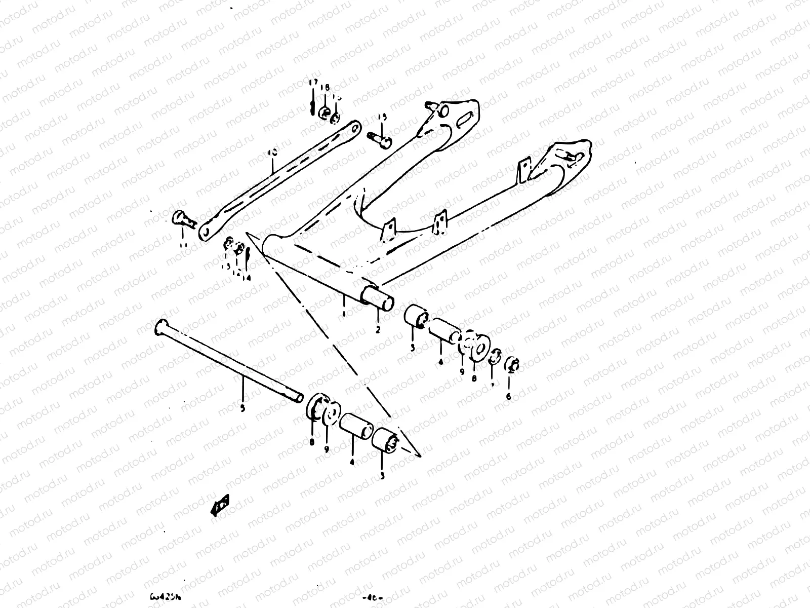 46 - REAR SWINGING ARM