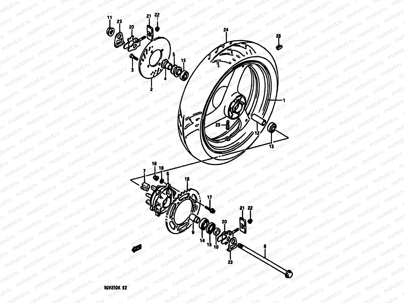 46 - REAR WHEEL