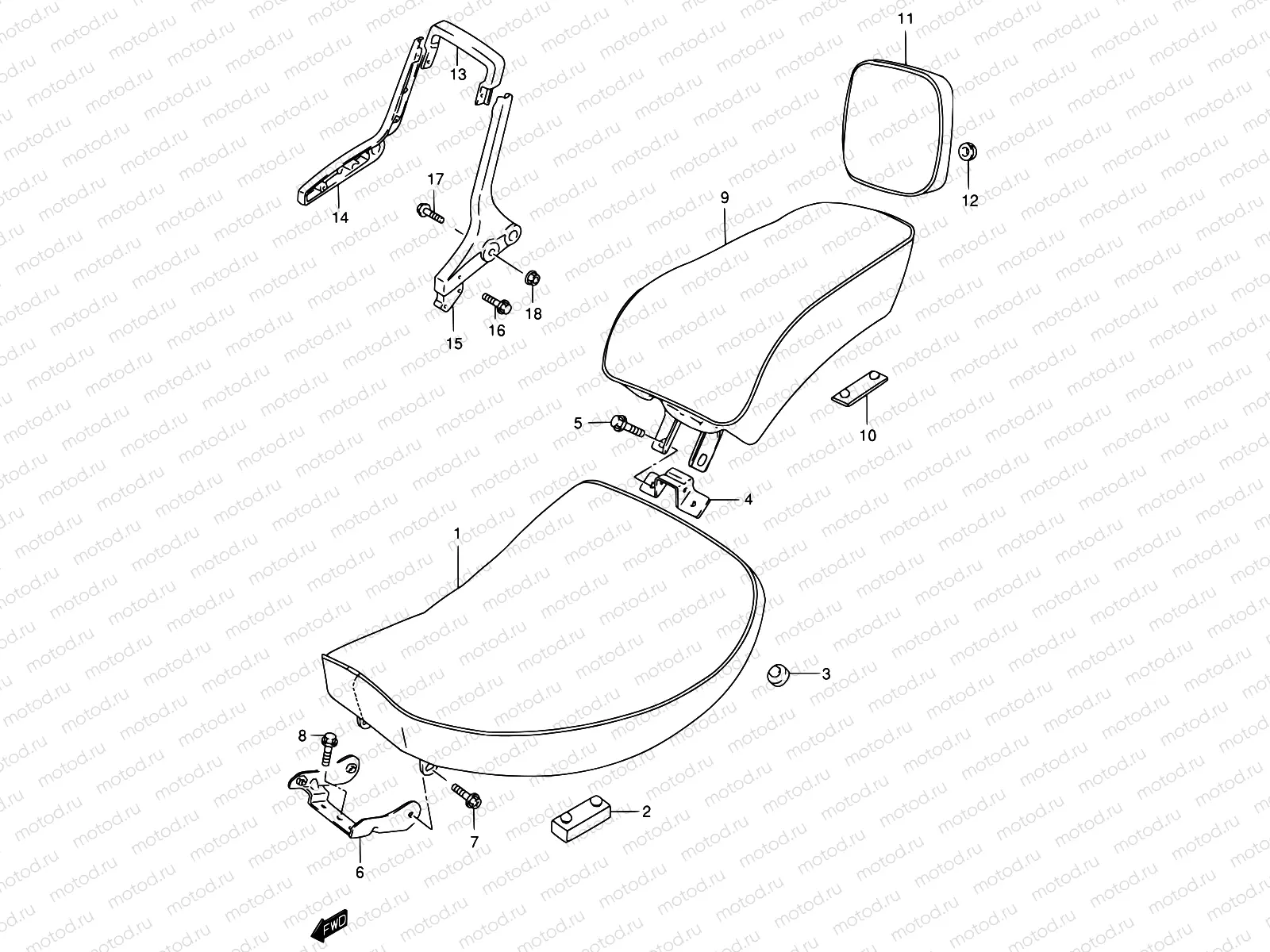 46 - SEAT (MODEL K1/K2/K3/K4)