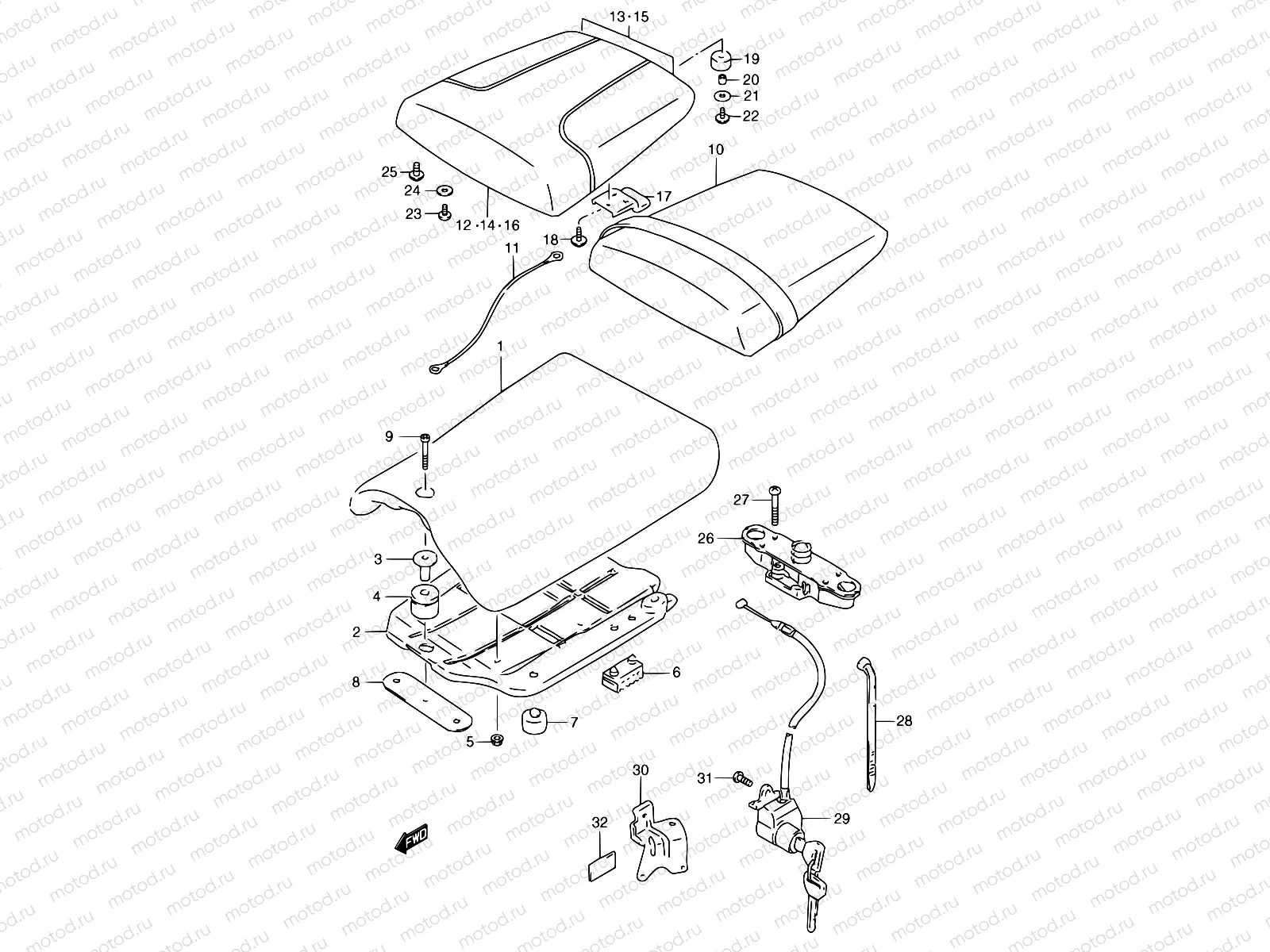 46 - SEAT (MODEL M/N/P)