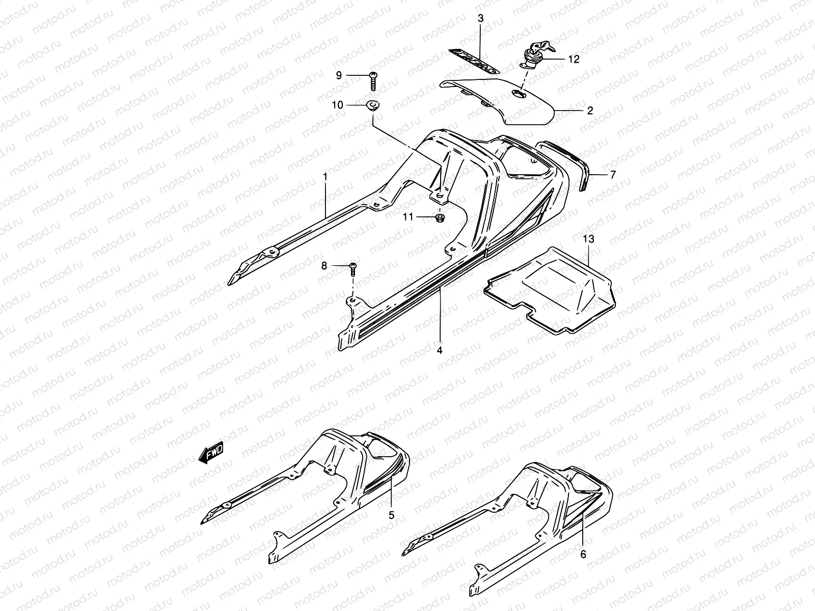 46 - SEAT TAIL COVER