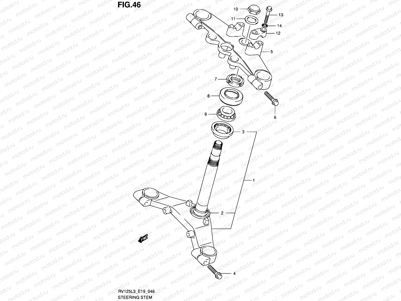 46 - STEERING STEM