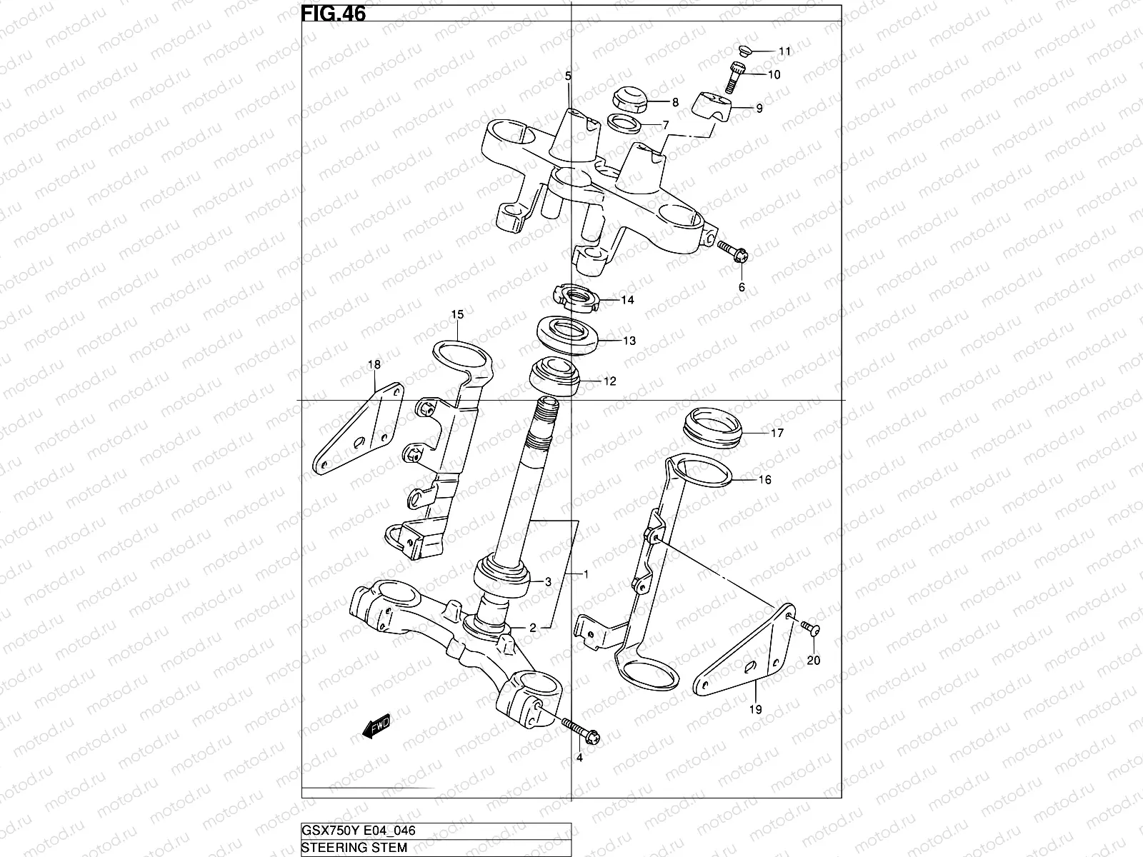 46 - STEERING STEM