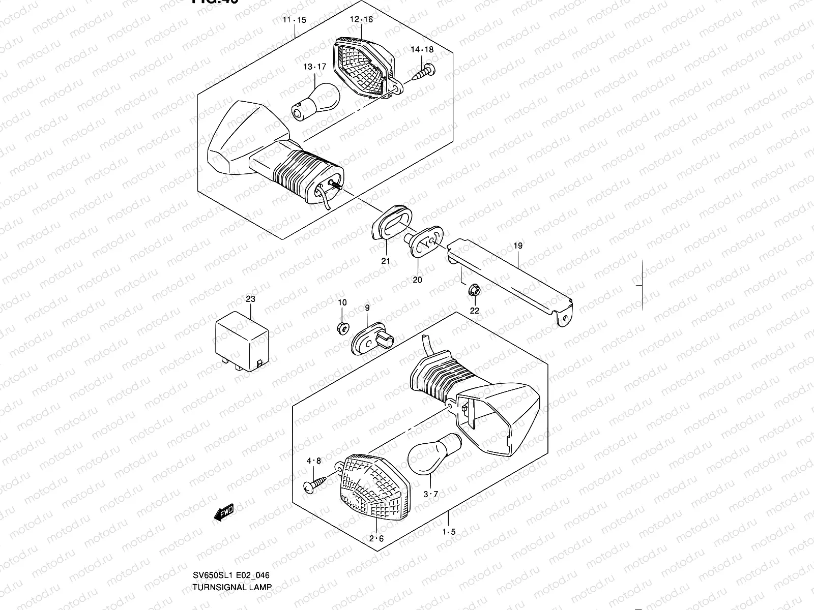 46 - TURNSIGNAL LAMP