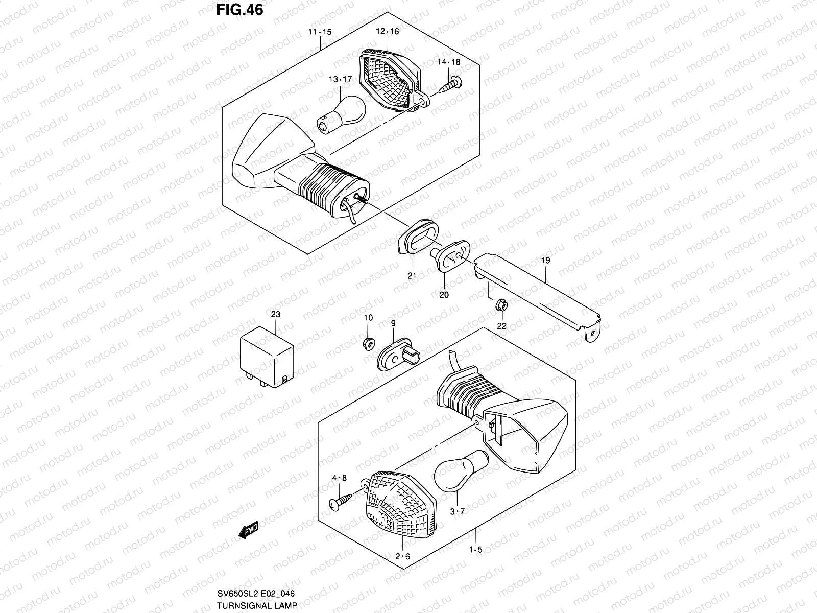 46 - TURNSIGNAL LAMP