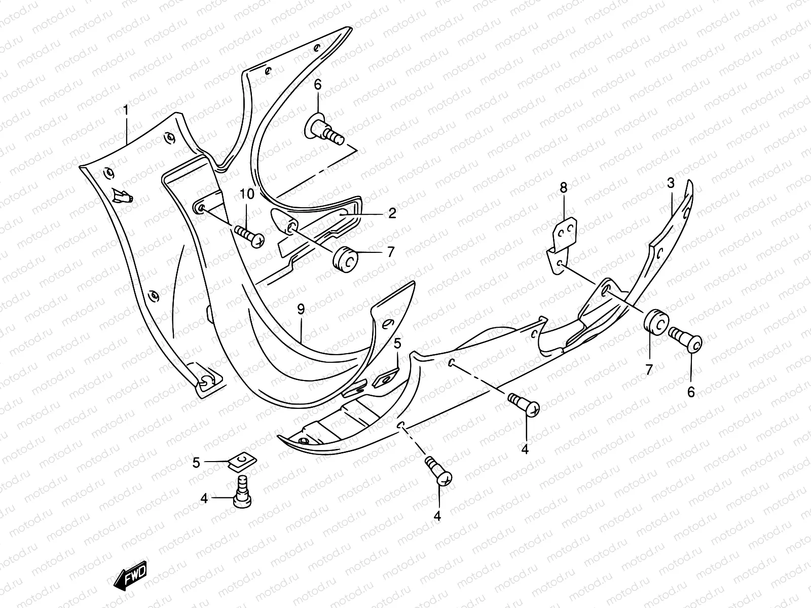 46 - UNDER COWLING