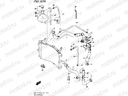 460E - FRONT FENDER (GSX-S1000FYAUFL9 E21)