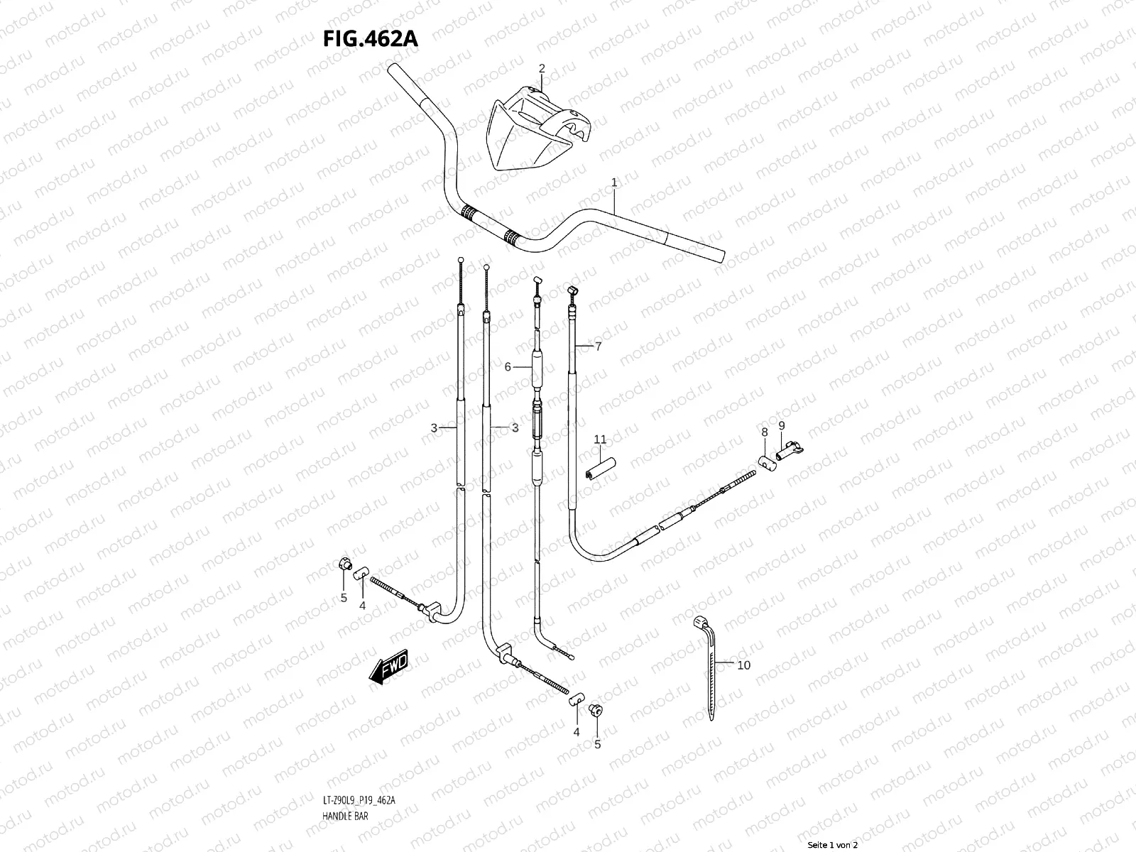 462A - HANDLE RAIL