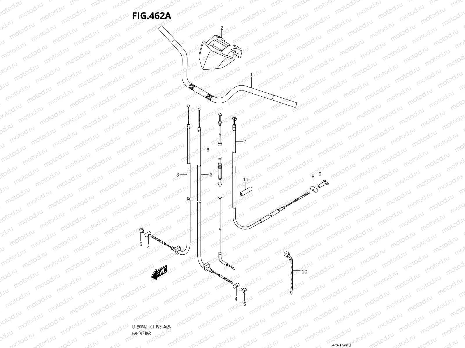 462A - HANDLE RAIL