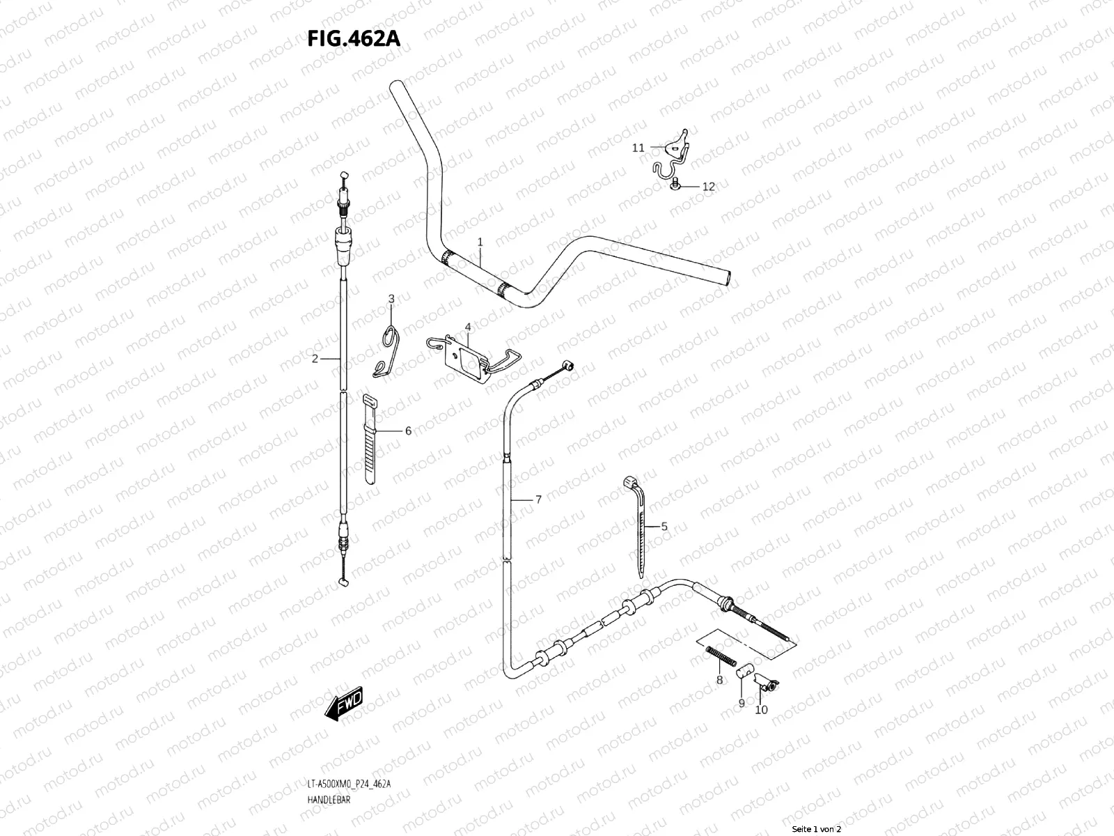 462A - HANDLE RAIL (LT-A500XM0 P24)