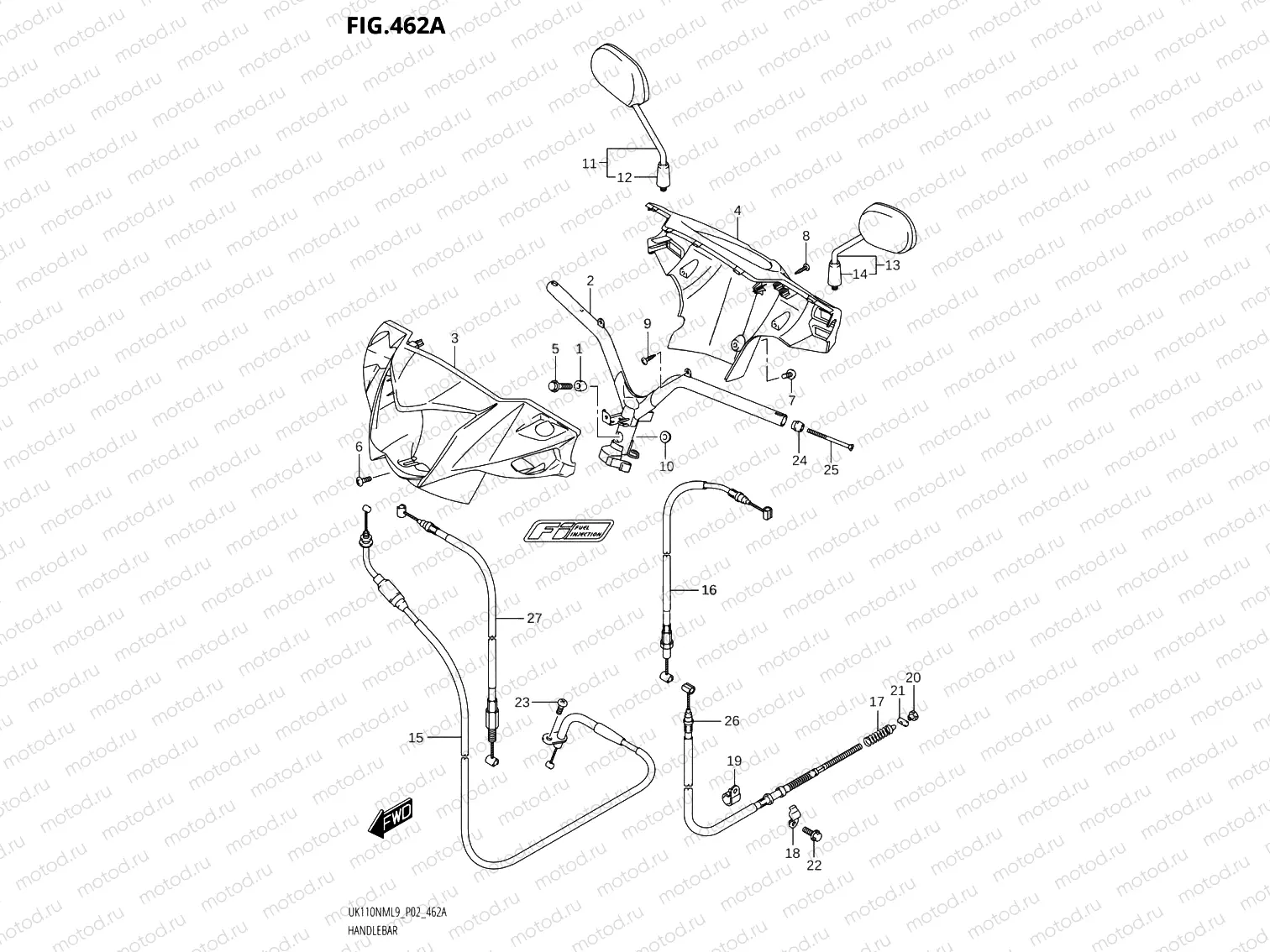 462A - HANDLEBAR