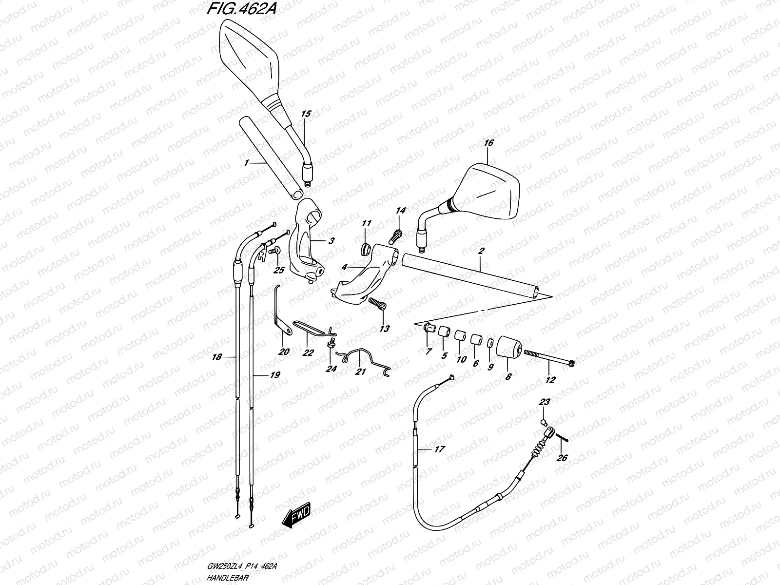 462A - HANDLEBAR