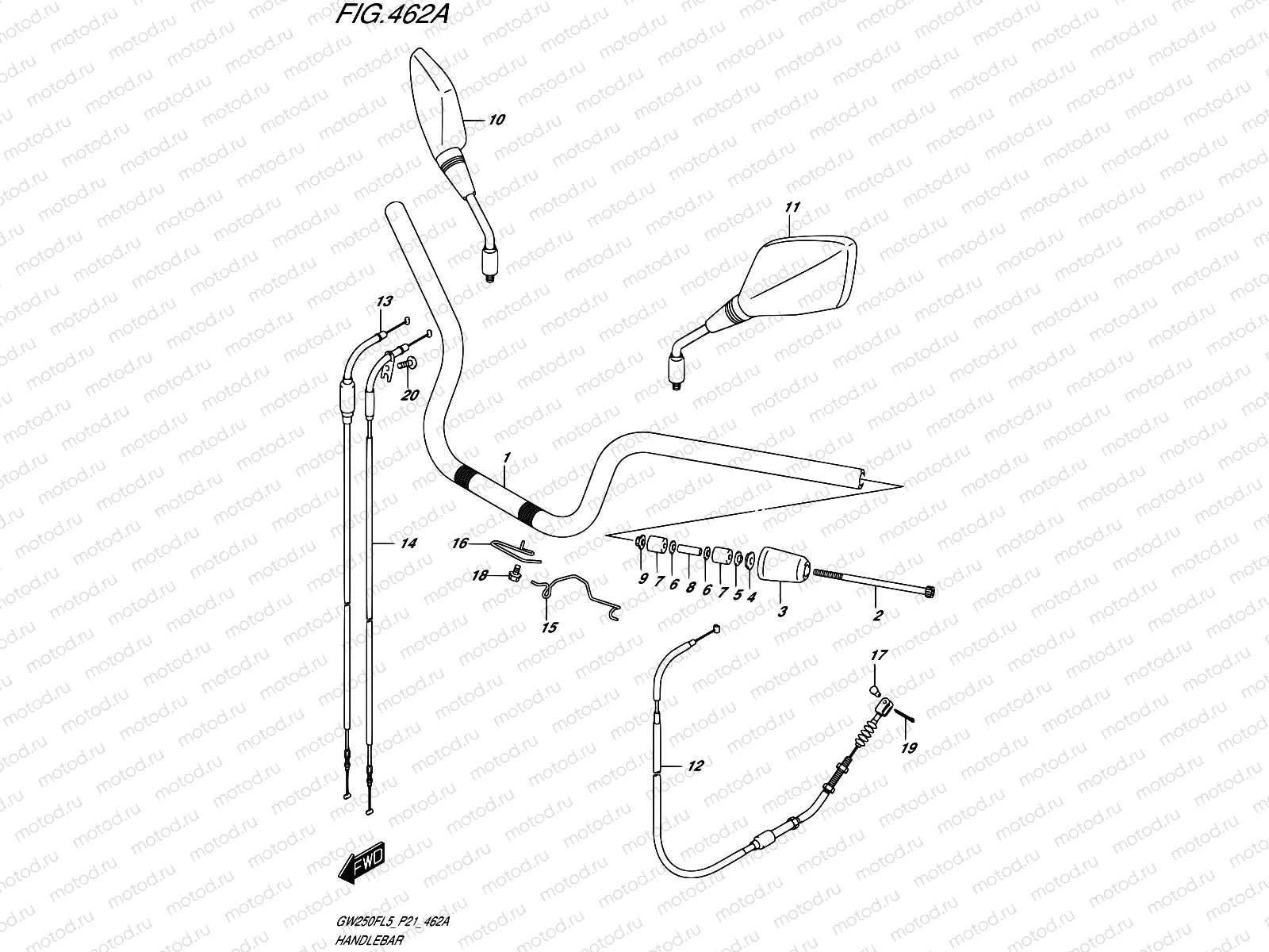 462A - HANDLEBAR