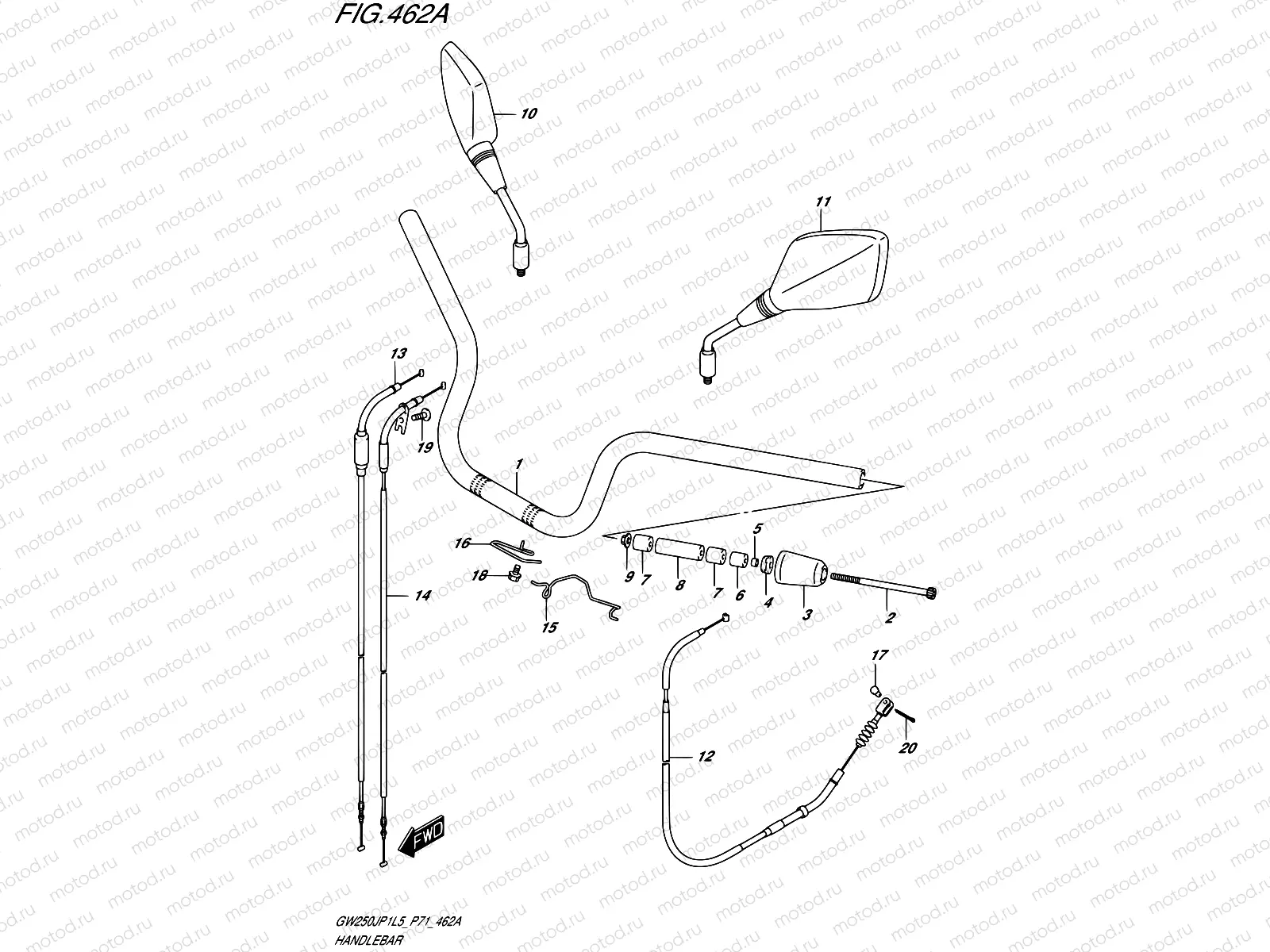 462A - HANDLEBAR
