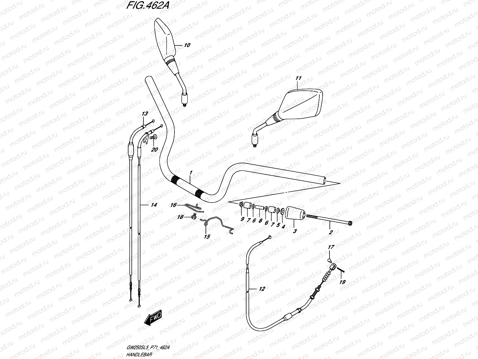 462A - HANDLEBAR