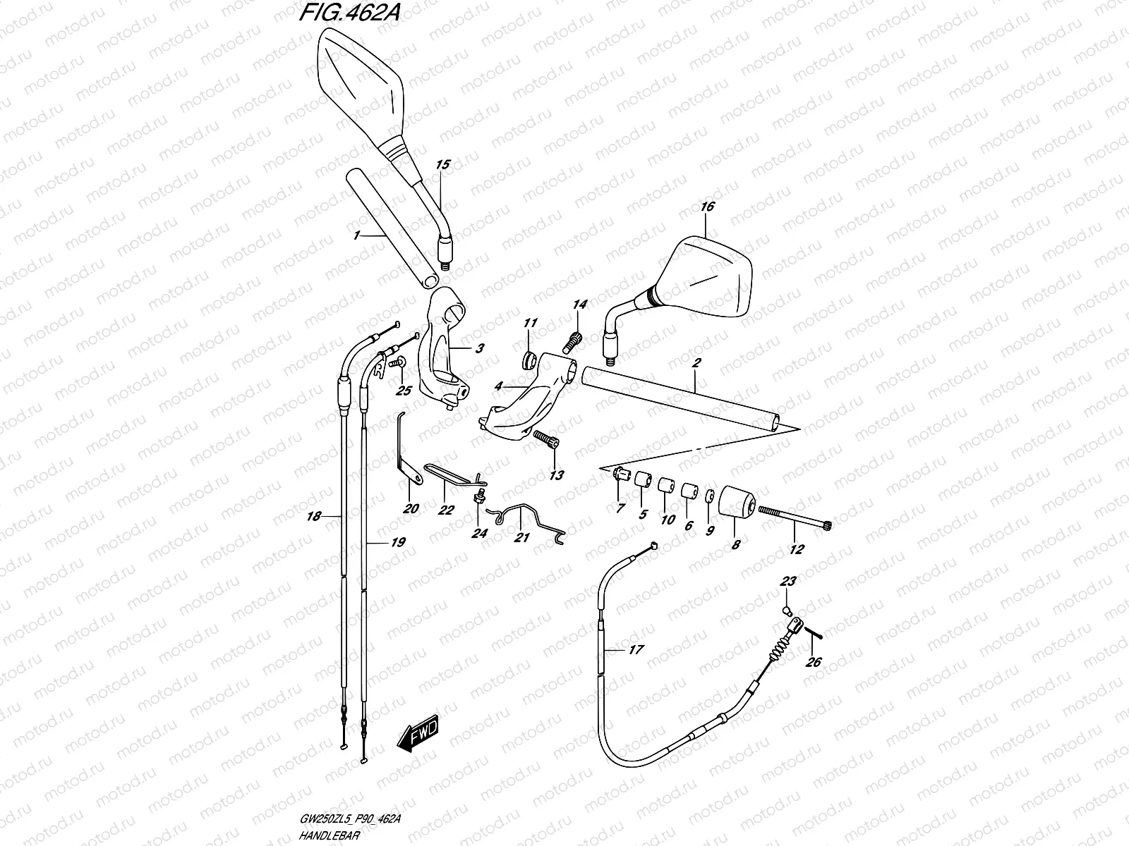 462A - HANDLEBAR