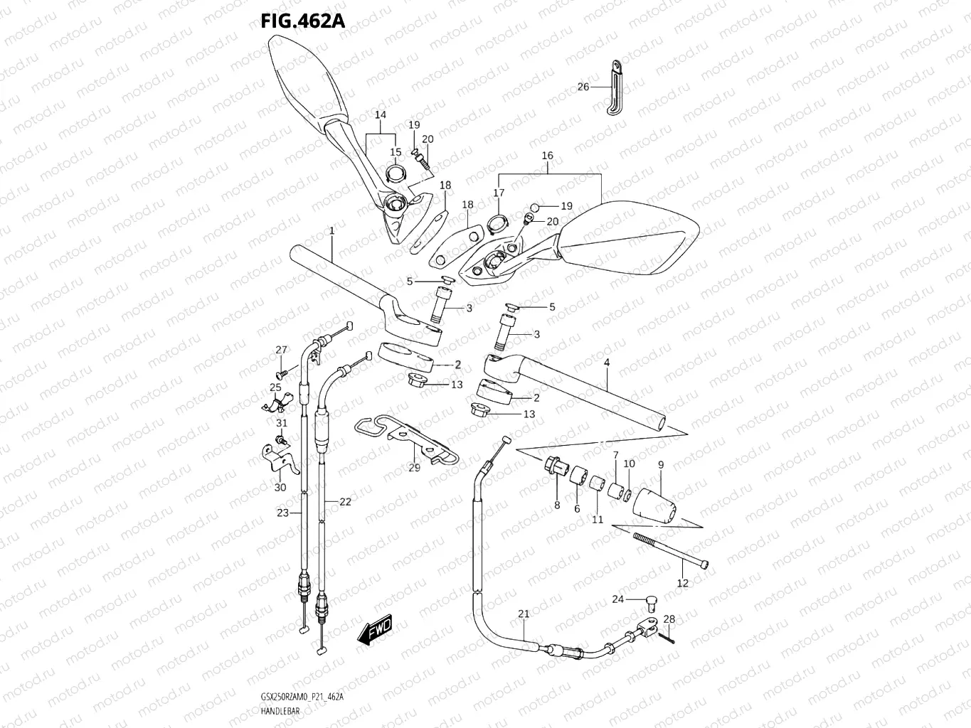 462A - HANDLEBAR