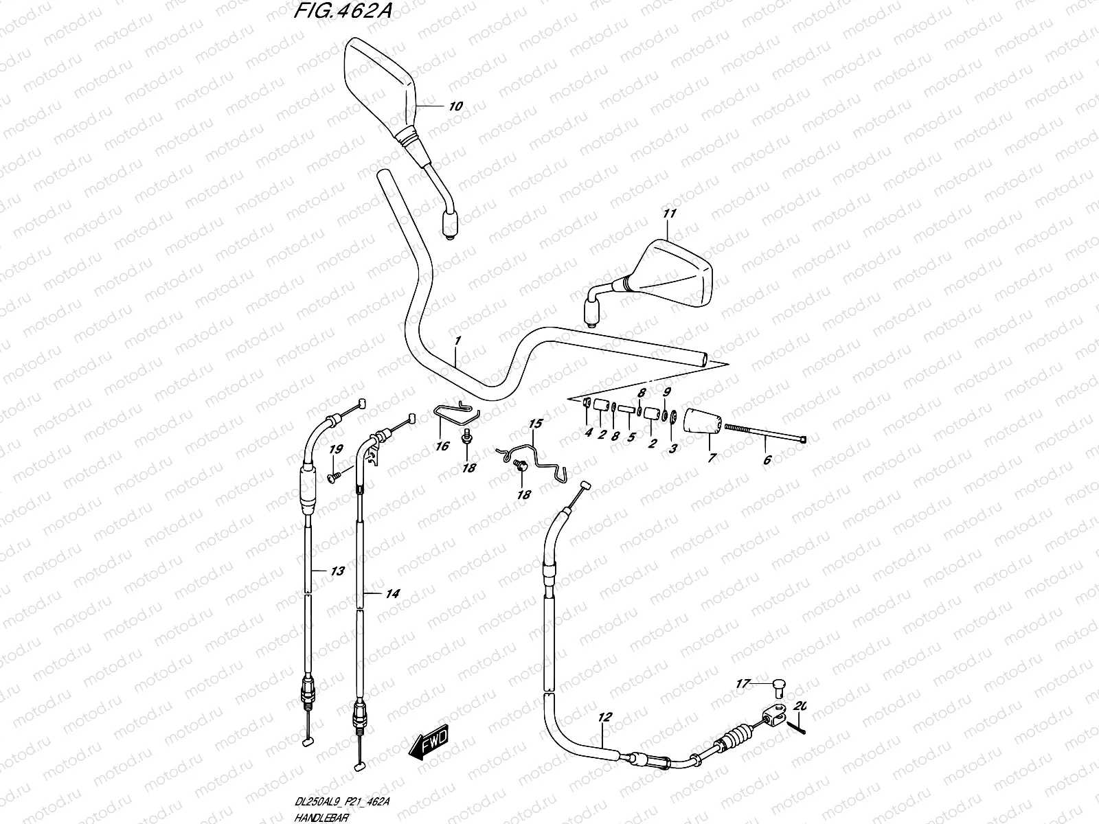 462A - HANDLEBAR