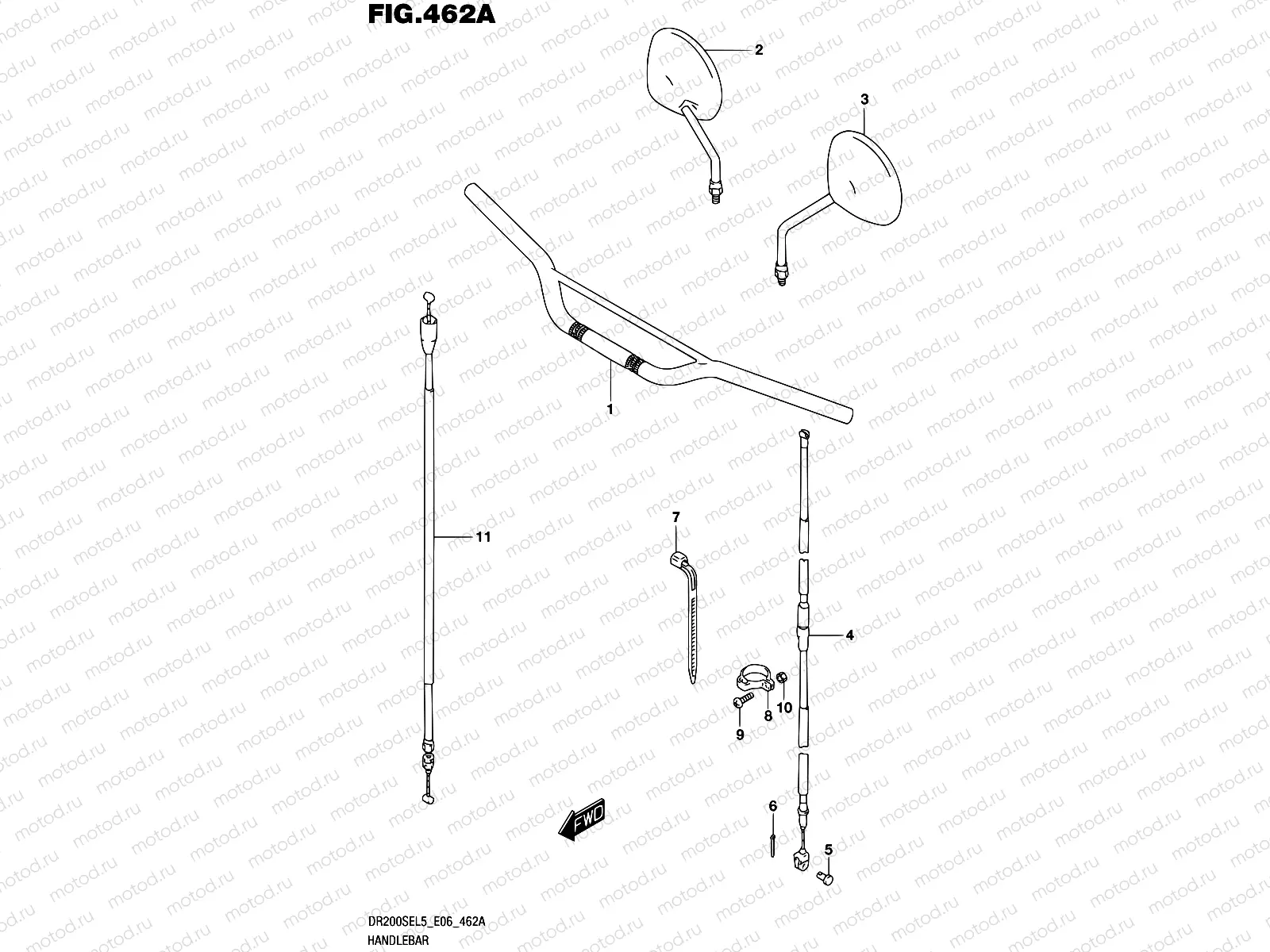 462A - HANDLEBAR
