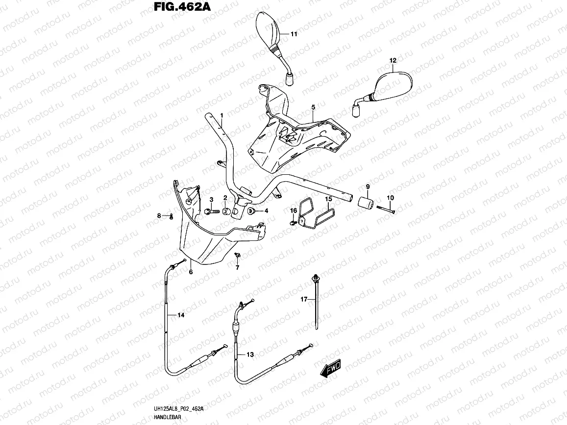 462A - HANDLEBAR