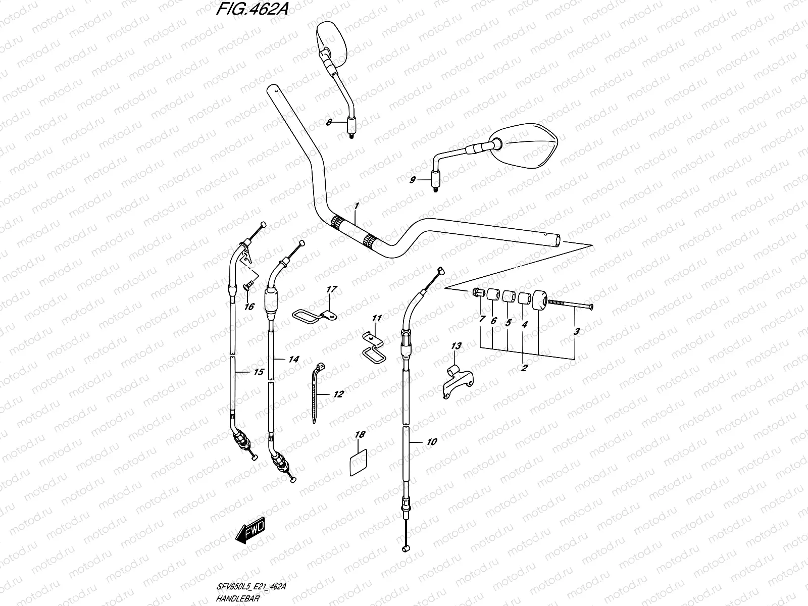 462A - HANDLEBAR
