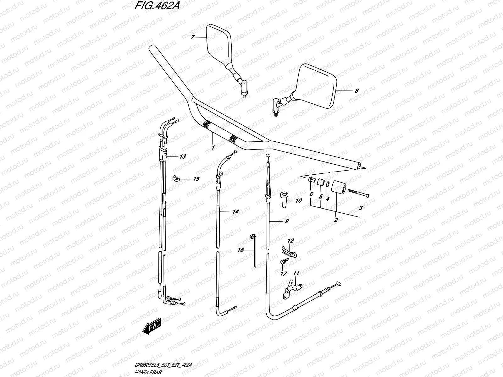 462A - HANDLEBAR