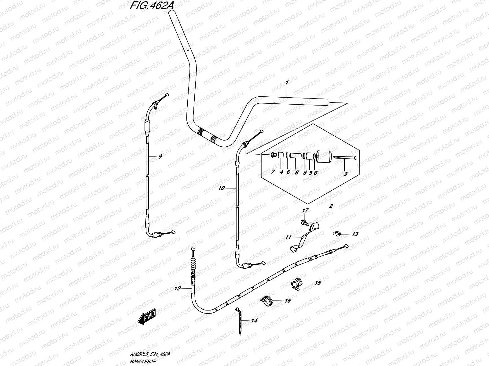 462A - HANDLEBAR