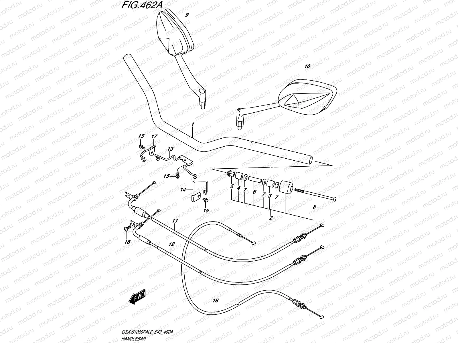 462A - HANDLEBAR