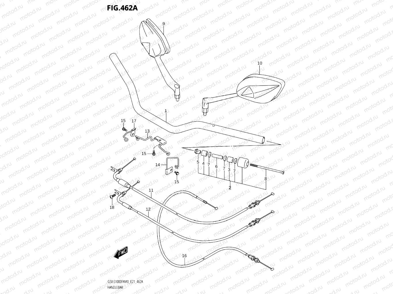462A - HANDLEBAR