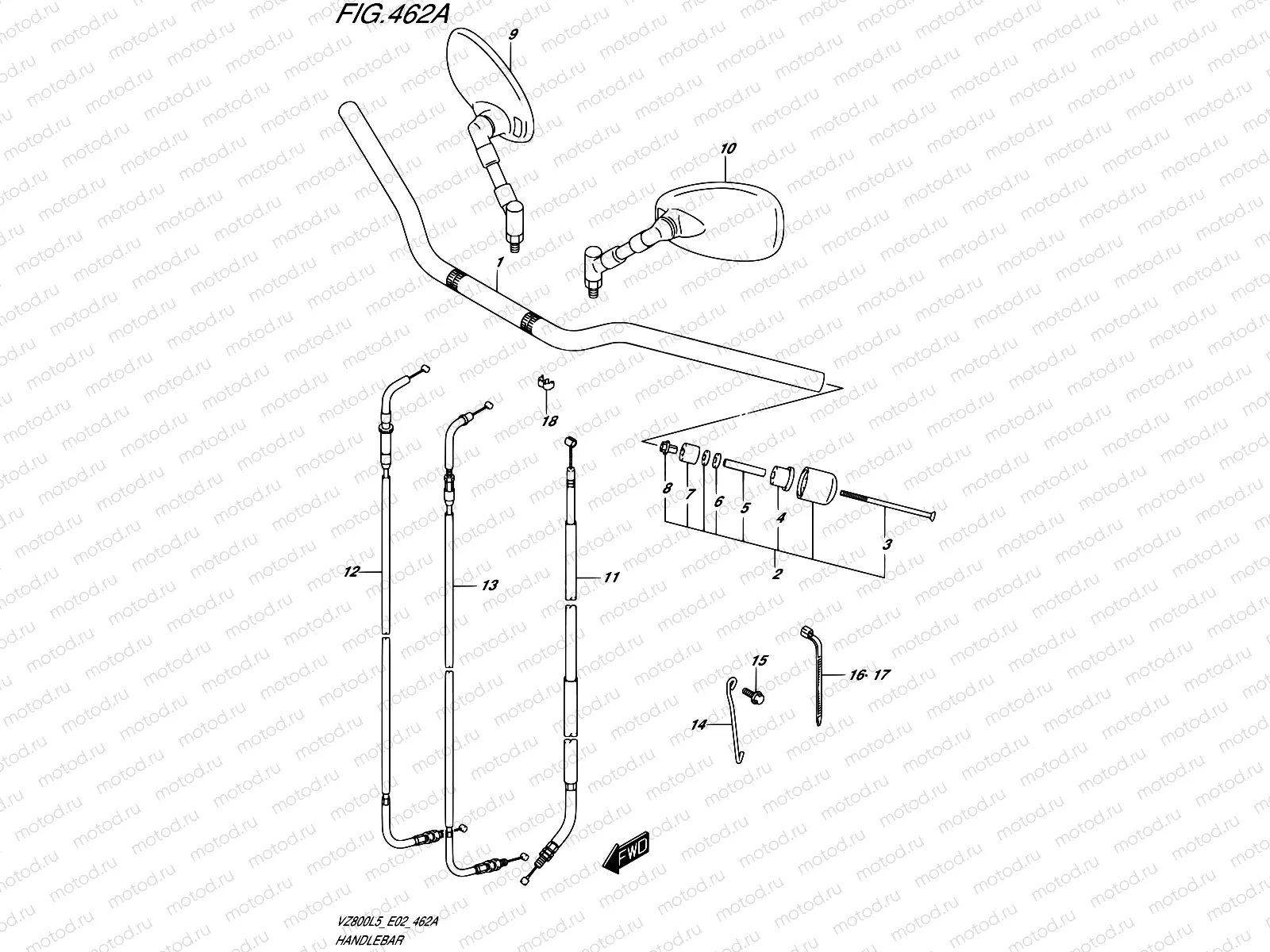 462A - HANDLEBAR