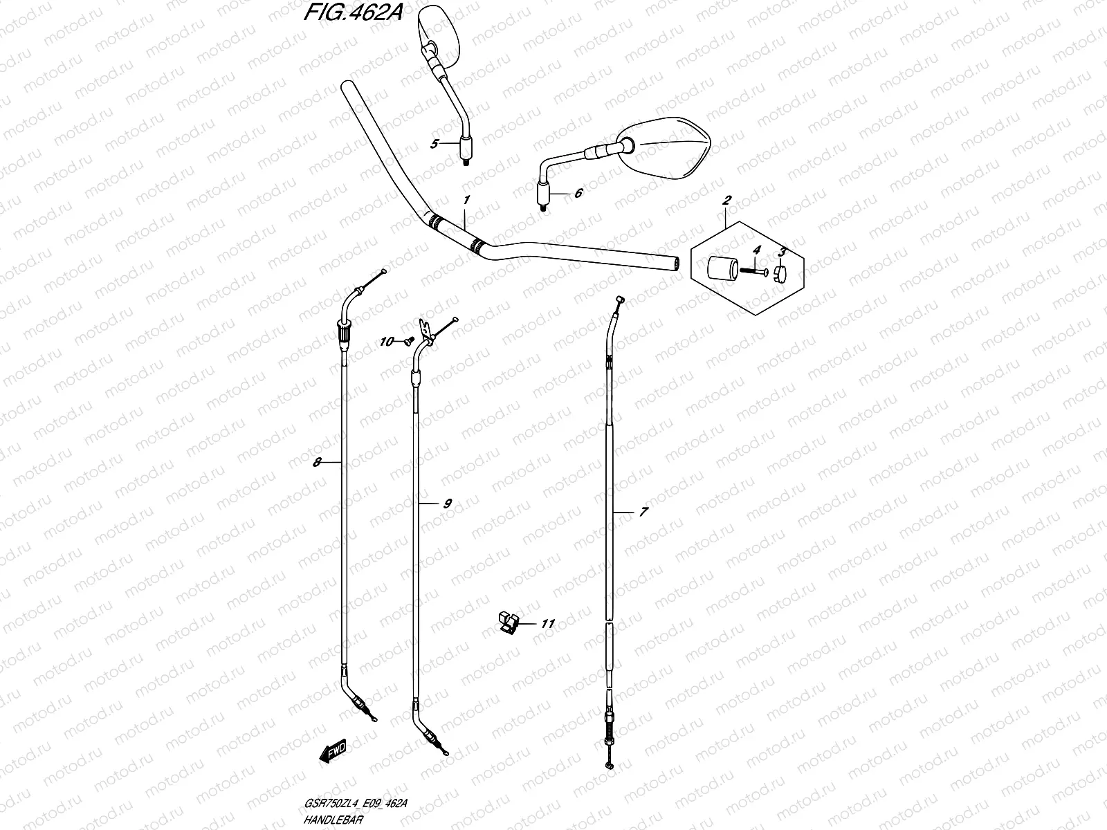 462A - HANDLEBAR