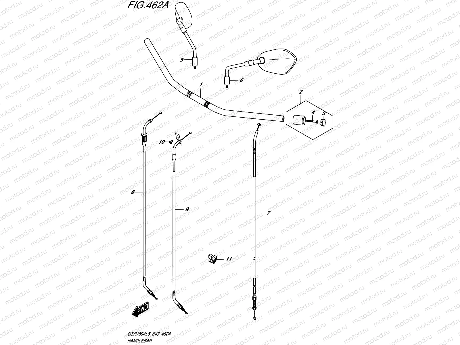 462A - HANDLEBAR