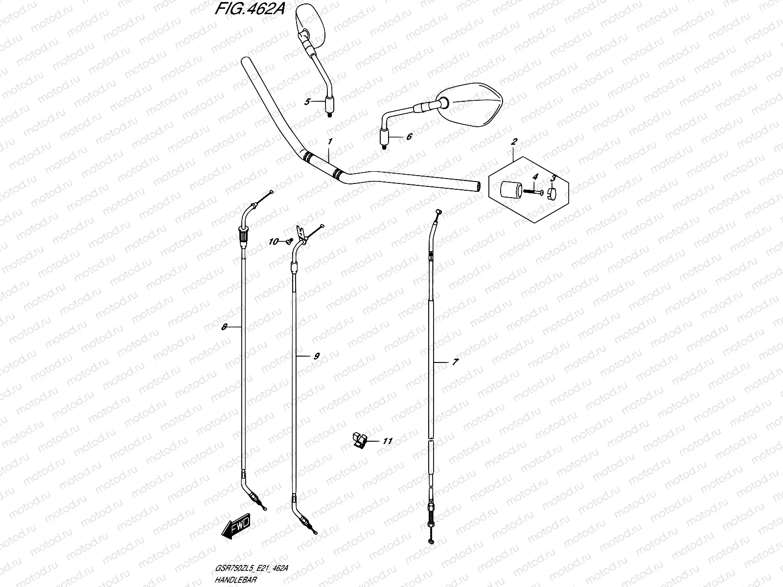 462A - HANDLEBAR