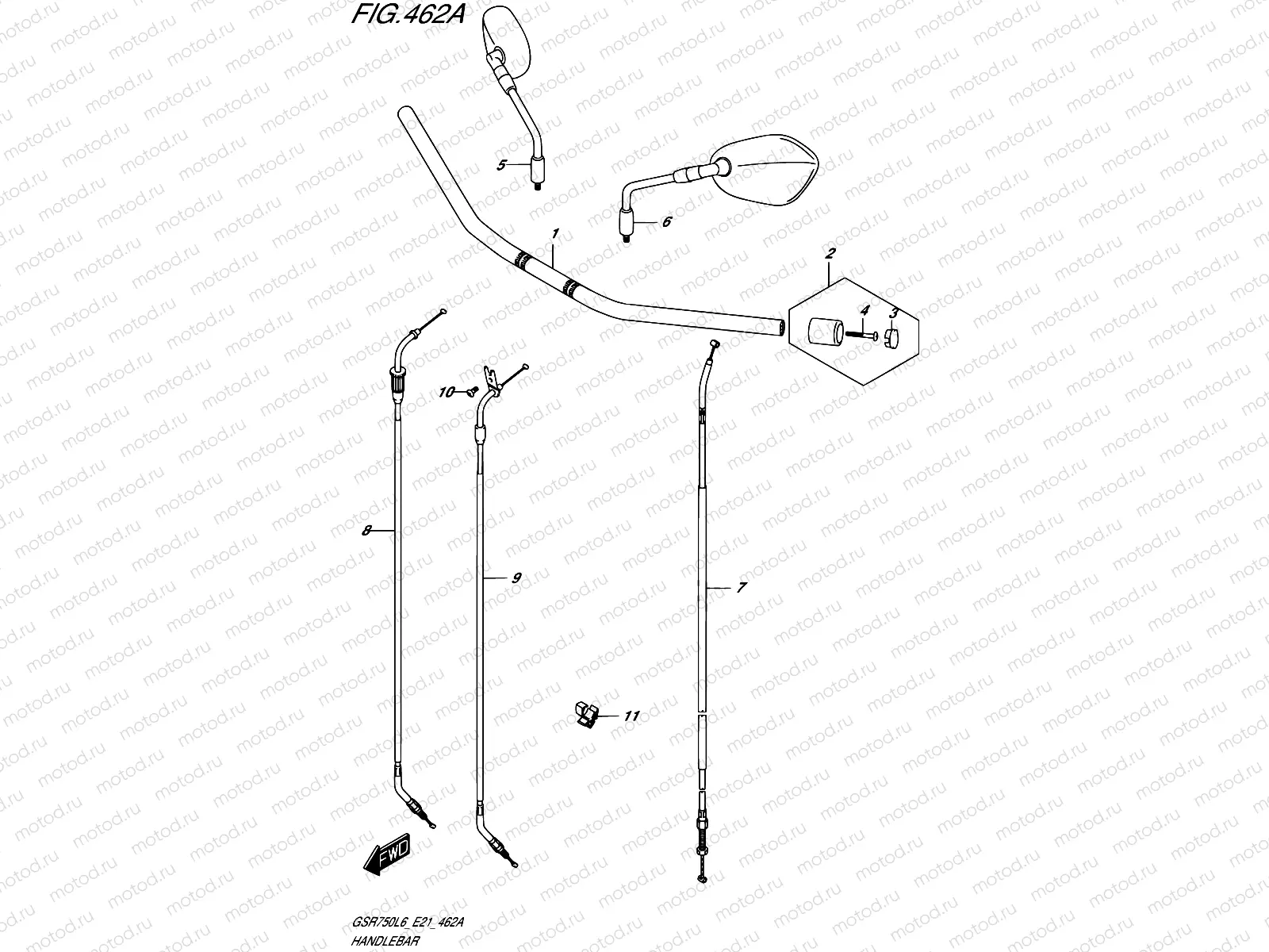 462A - HANDLEBAR