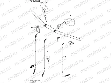 462A - HANDLEBAR (VZR1800L6 E19)