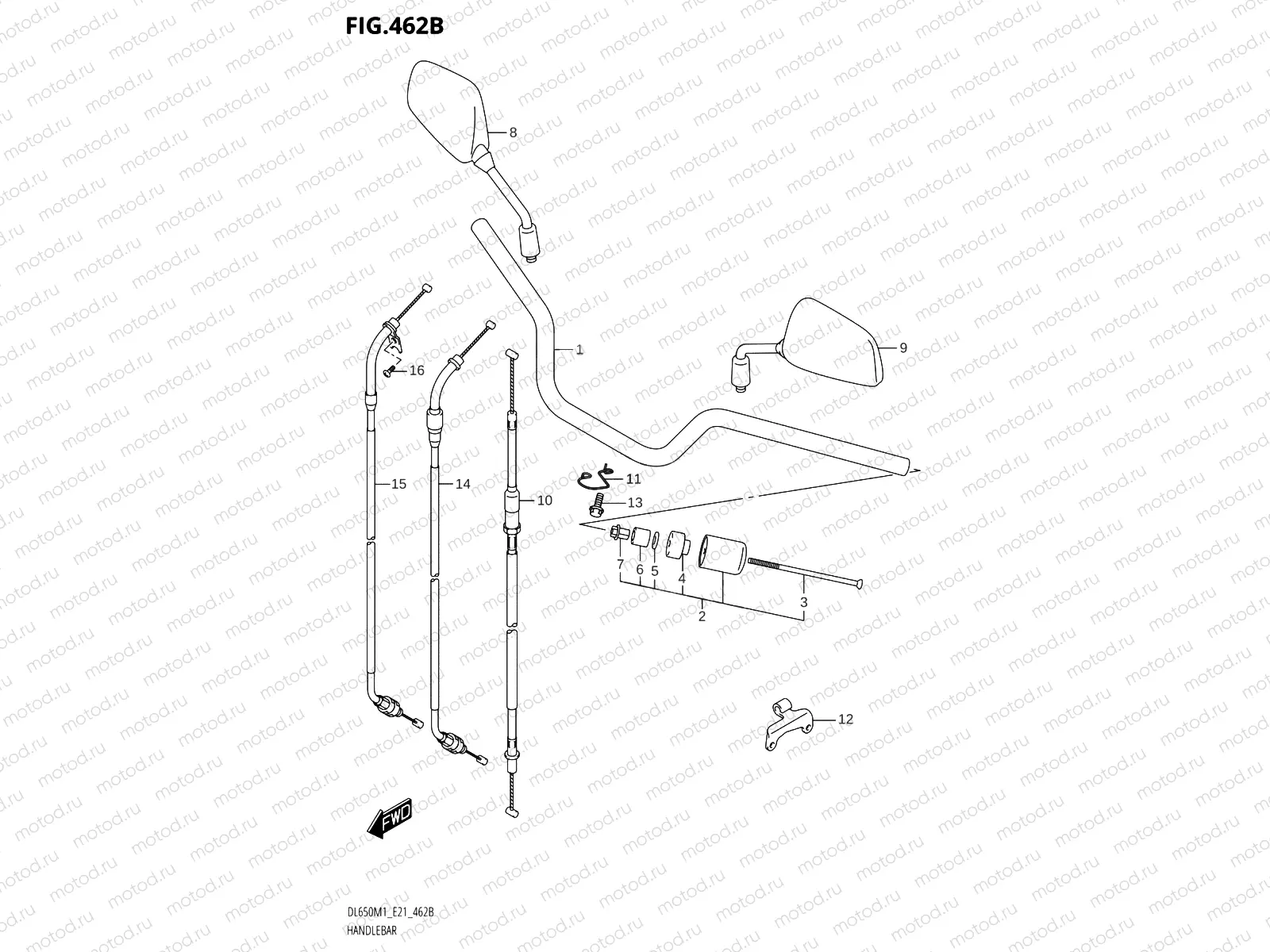 462B - HANDLEBAR XT