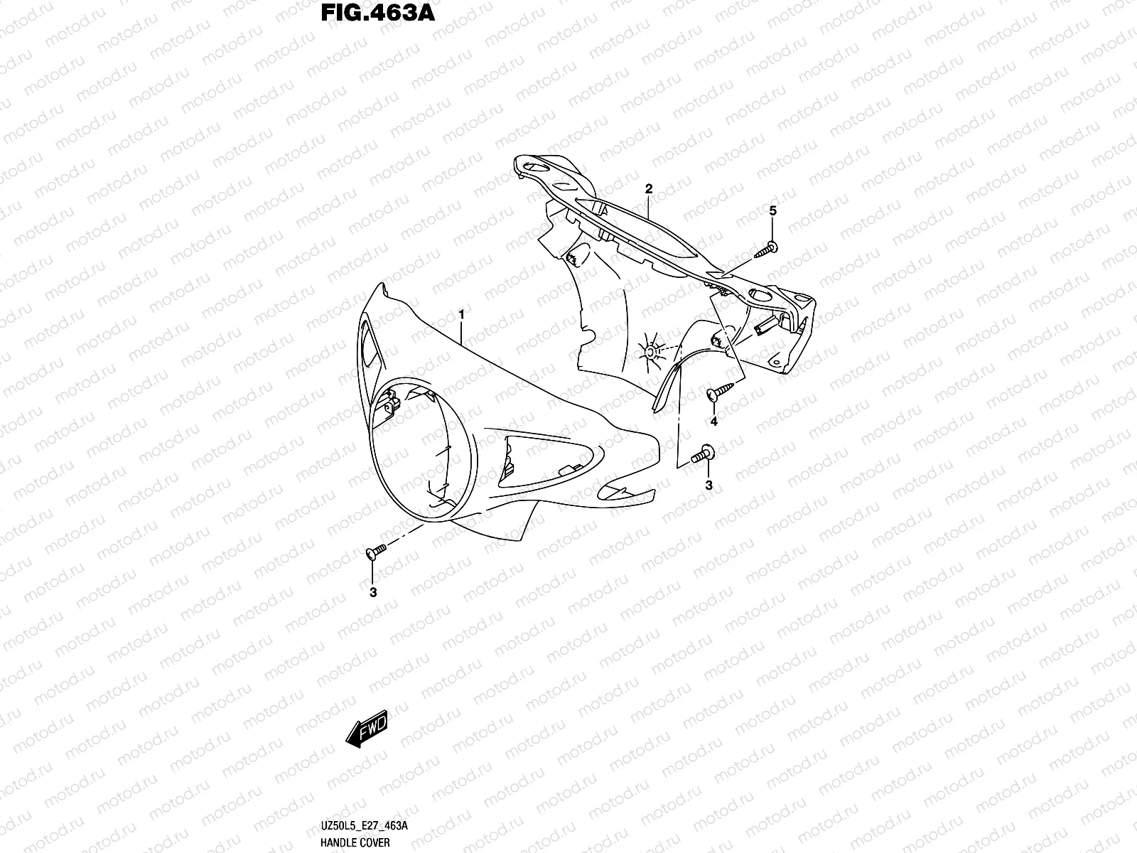 463A - HANDLE COVER