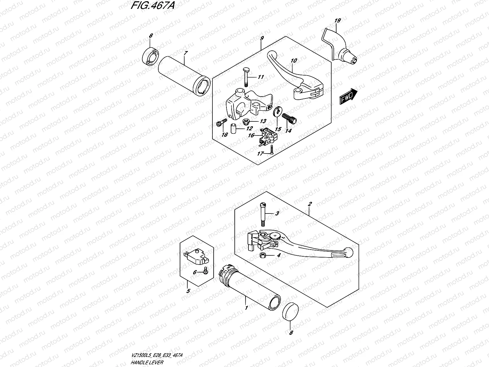 467A - HANDLE LEVER