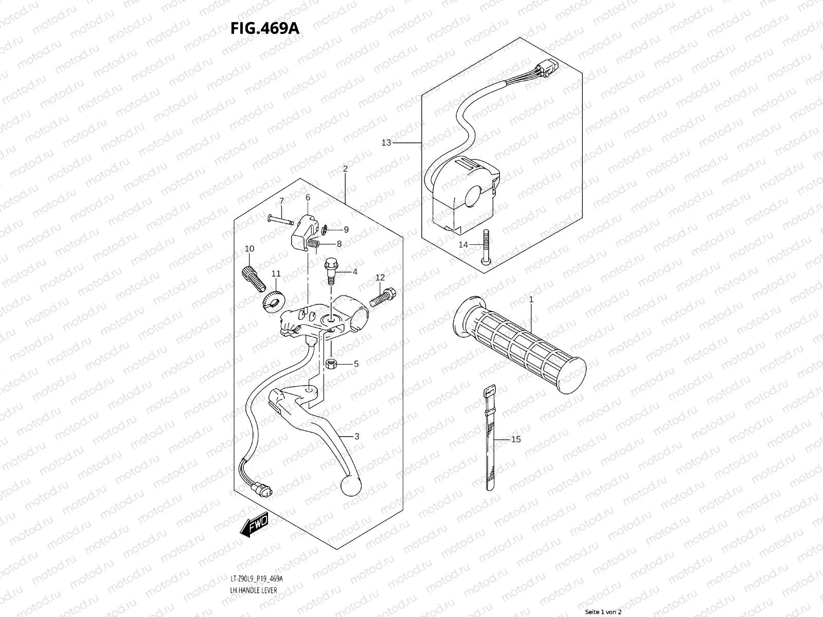 469A - LEFT HANDLE LEVER