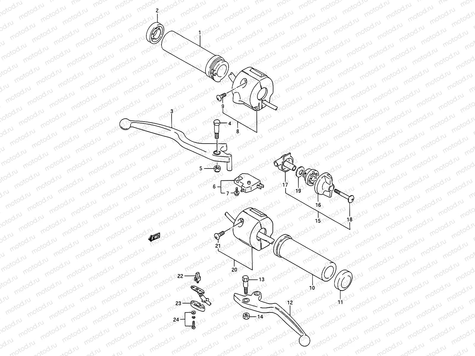 46A - HANDLE SWITCH (MODEL L/M/N/P/R)
