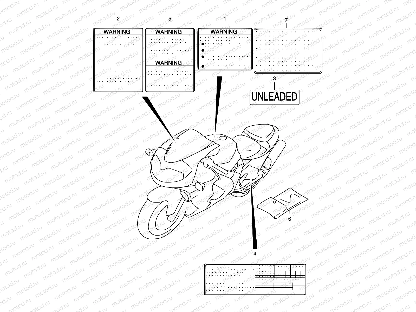 46A - LABEL (MODEL K1)