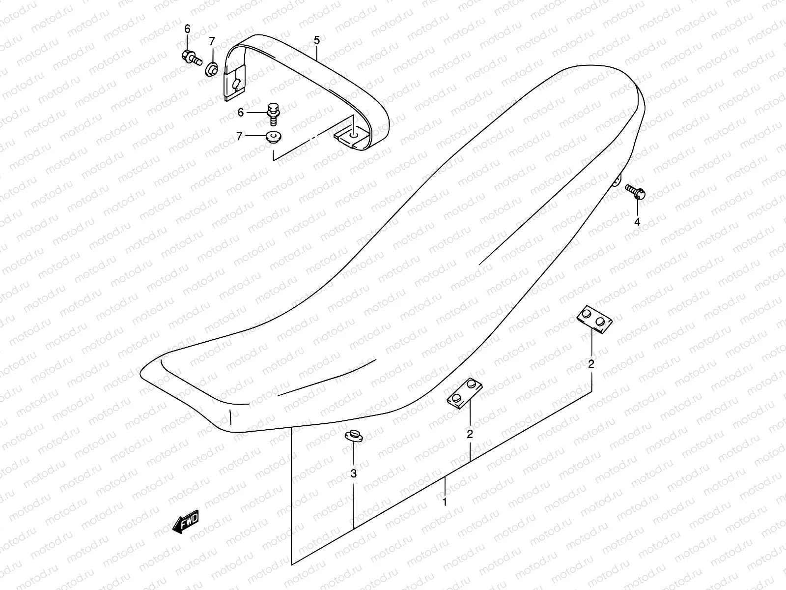46A - SEAT (MODEL K2/K3/K4)