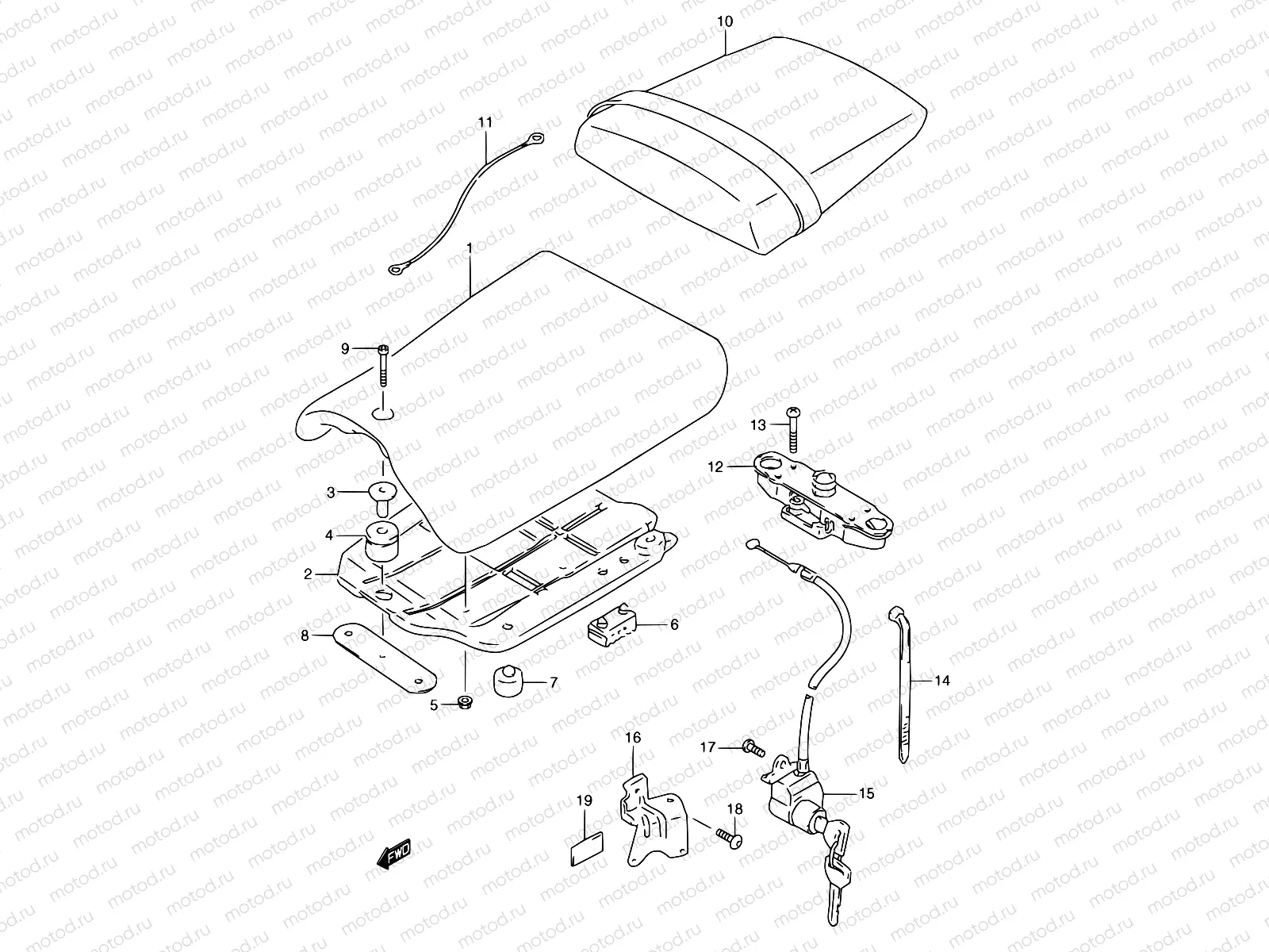 46A - SEAT (MODEL R/T)