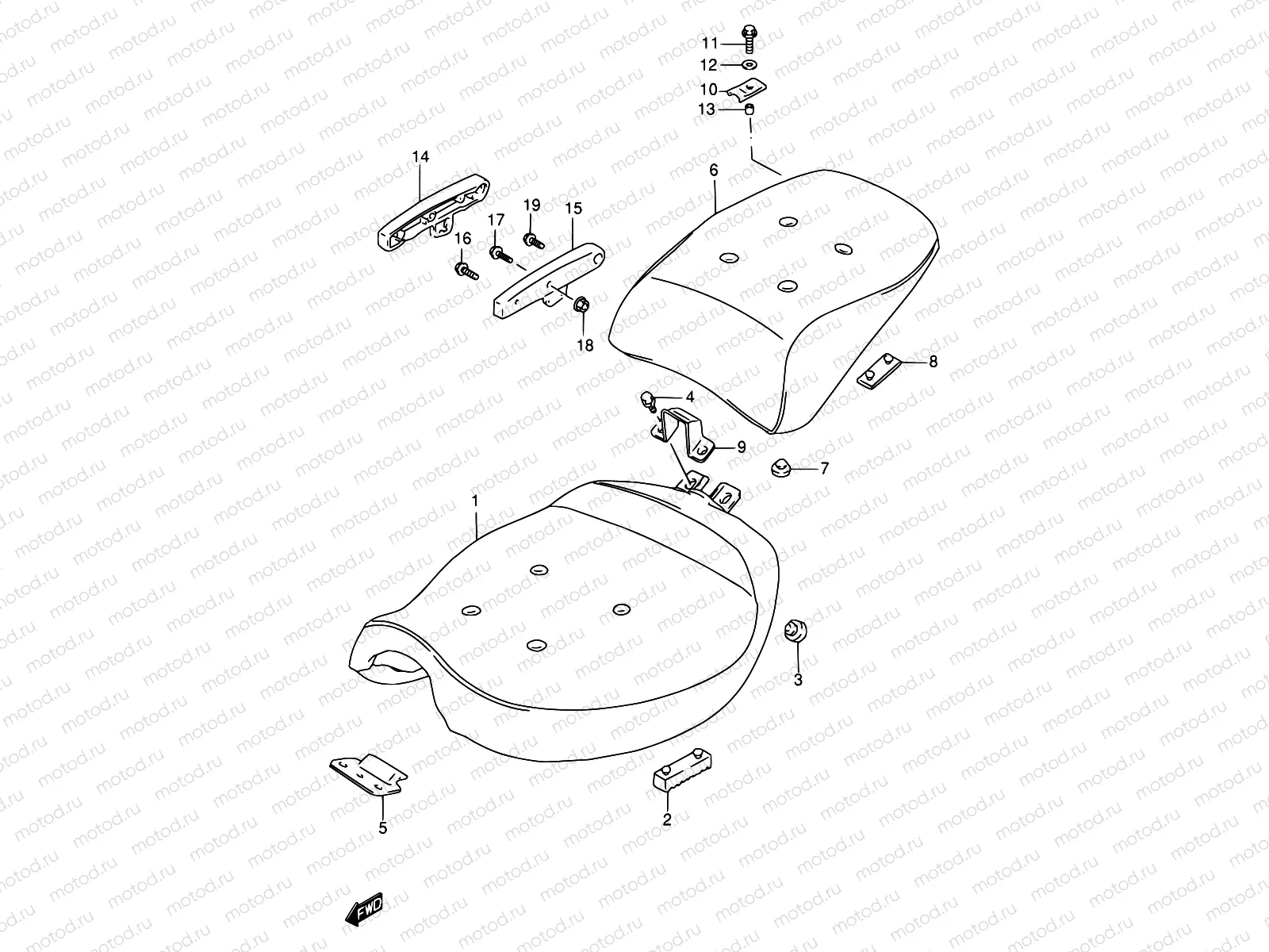 46A - SEAT (MODEL T E22)